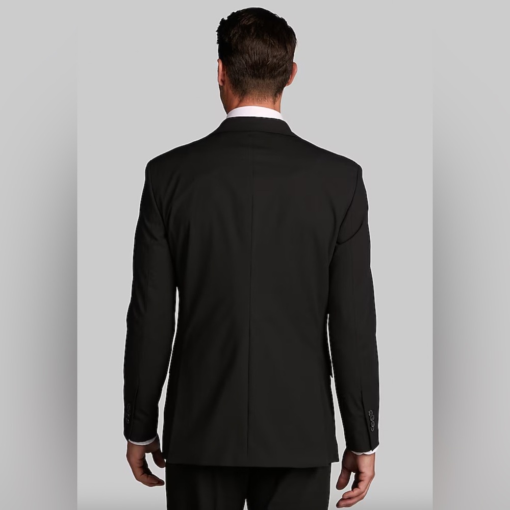 Jos. A. Bank Black Modern Suit Timeless Elegance - Picture 2 of 15
